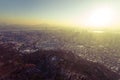 Seoul, South Korea cityscape view in winter Royalty Free Stock Photo