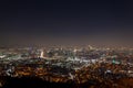 Seoul, South Korea cityscape view in winter Royalty Free Stock Photo