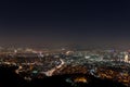 Seoul, South Korea cityscape view in winter Royalty Free Stock Photo