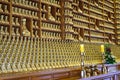 SEOUL, SOUTH KOREA - JANUARY 28, 2018: Golden Budha at bongeunsa temple seoul south korea