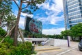 Coex shopping mall scene in Gangnam district, Seoul city Royalty Free Stock Photo