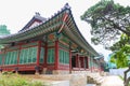 Seoul, South Korea - July 25, 2020: Inside the Gyeongbokgung Palace. Most important royal palace of Joseon Dynasty, cultural Royalty Free Stock Photo
