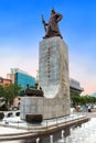 The statue of Admiral Yi Sun-shin at Gwanghwamun Square is an important landmark in South Korea