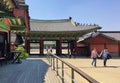 Seoul, South Korea - May 1, 2017: Changdeokgung palace Prospering Virtue Palace