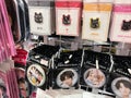 Badges with portraits of korean musical boy bands