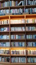 Seoul, South Korea, November 27, 2017: Starfield Library bookshelves. COEX shopping mall