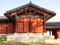 Front view of gate of Changgyeong Palace in Seoul