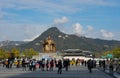 SEOUL, SOUTH KOREA : OCTOBER 28, 2016 Statue of the King Sejong