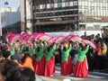 Seoul, South Korea, October 2012: street performance during the 2012 Itaewon Global Village Festival in Seoul.