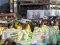 Seoul, South Korea, October 2012: street performance during the 2012 Itaewon Global Village Festival in Seoul. Royalty Free Stock Photo