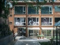 Seoul, South Korea - Piknic, the building containing a fabulously hip cafe, and art gallery.