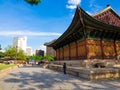 Seoul , South korea - September 19 , 2019 : Deoksugung Palace is the palace of Korea during the Joseon Dynasty