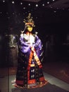 Mannequin with hanbok, traditional Korean dress in a palace in Seoul