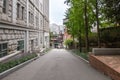 A pathway behind the College of Political Science and Economics in Korea university, Seoul, South Korea