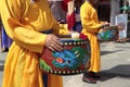 Seoul, South Korea, traditional changing of the royal guard drum Royalty Free Stock Photo