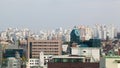 of Seoul view with clouds sailing over city, South Korea Royalty Free Stock Photo