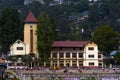 Clock tower at Office building of nainital municipal , Nainital , Uttaranchal Uttarakhand