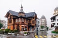 Old Swiss style building in Engelberg, Switzerland