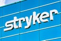 Sep 16, 2019 Fremont / CA / USA - Stryker Corporation logo at their headquarters in Silicon Valley; Stryker Corporation is a