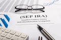 SEP IRA as Simplified Employee Pension Individual Retirement Arrangement