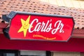 Sep 15, 2020 Redwood City / CA / USA - Carl`s Jr. logo at one of their locations; Carl`s Jr. Restaurants LLC is an American fast