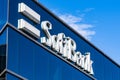 Sep 25, 2019 San Carlos / CA / USA - SoftBank sign at their headquarters in Silicon Valley; SoftBank Group Corporation is a