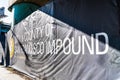 Sep 20, 2019 San Francisco / CA / USA - City and County of San Francisco Impound powered by Autoreturn site, in South of Market