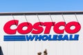 Sep 19, 2019 San Jose / CA / USA - Costco logo at the store in south San Francisco bay area; Costco is an American multinational