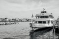 Vintage ferry ship in Lake Zurich for sightseeing tour