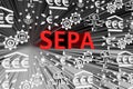 SEPA concept blurred background