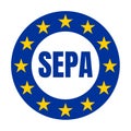 SEPA single euro payments area symbol