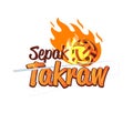 Sepak Takraw Logo Design Vector Illustration Sepak Takraw Logo Design Fire Power Ball Logotype Typographic Vector 131872936 