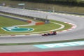 Sebastian Vettel enters turn 1 at Malaysian F1 GP