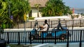 Unidentified worker man driving a buggy car at AVANI Sepang Resort