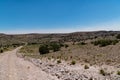 Separ road landscape, southwest New Mexico. Royalty Free Stock Photo