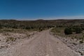 Separ road, southwest New Mexico. Royalty Free Stock Photo