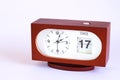 Separate alarm clock on a white background Royalty Free Stock Photo