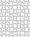 White puzzle, seamless