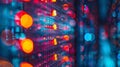 In a separate room quantum encryption systems are being tested and developed showcasing the potential for secure data