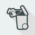 Separate waste collection icon