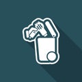 Separate waste collection icon