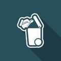 Separate waste collection icon