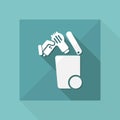 Separate waste collection icon