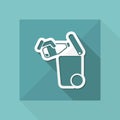 Separate waste collection icon