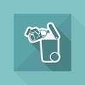 Separate waste collection icon Royalty Free Stock Photo