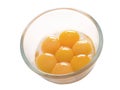 Separated egg yolks