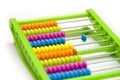 Separated element, odd one out - plastic abacus Royalty Free Stock Photo