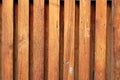 Separated wood wall