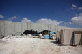 The separation wall in Palestine Royalty Free Stock Photo