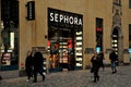 Sephora store on kobmagergade in Copenhagen Denmark